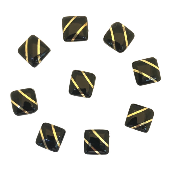 10mm Square instarsia onyx stone- Cape diamond exchange Cape town 
