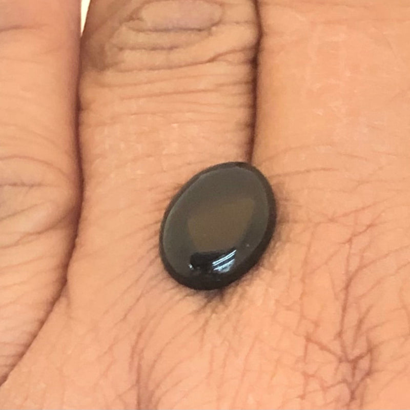 Black oval onyx stone- Cape diamond exchange Cape town