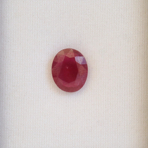 11.8mmx9.8mm Oval Ruby Stone - cape diamond exchange