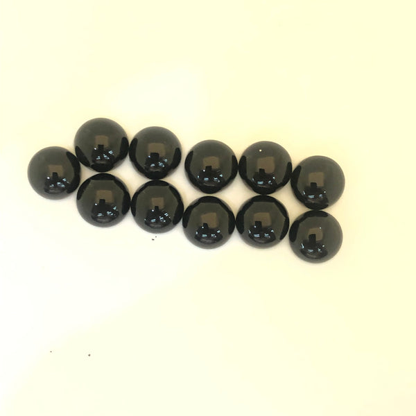 13mmround black onyx stone - Cape Diamond exchange Cape town.