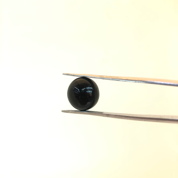 13mmround black onyx stone - Cape Diamond exchange Cape town.