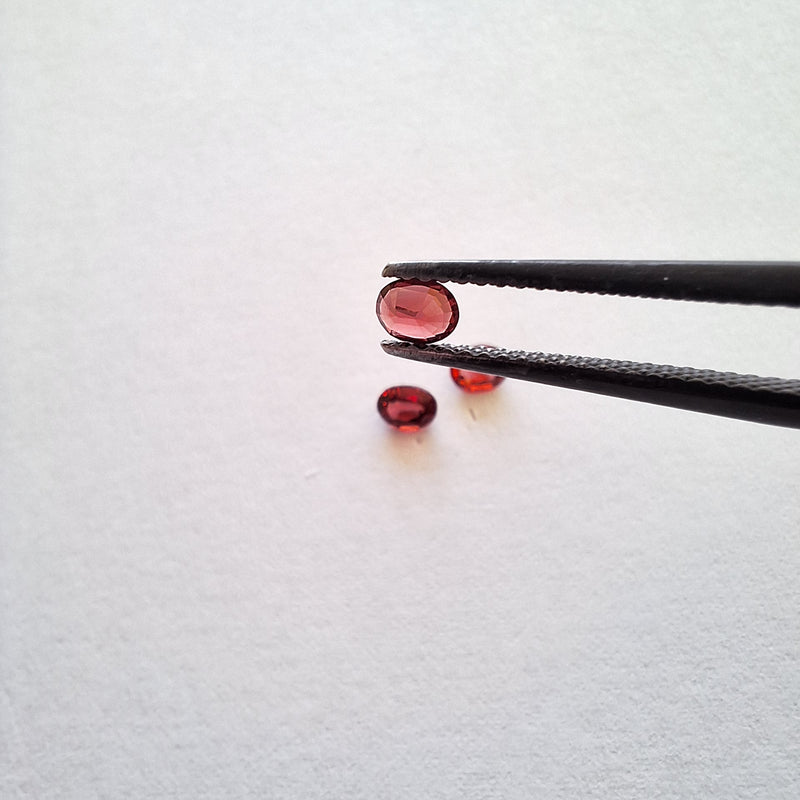 3x4 oval garnets Cape Diamond Exchange, South Africa