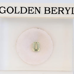 4.6mmx6mm Octagon Golden Beryl Stone - capediamondexchange