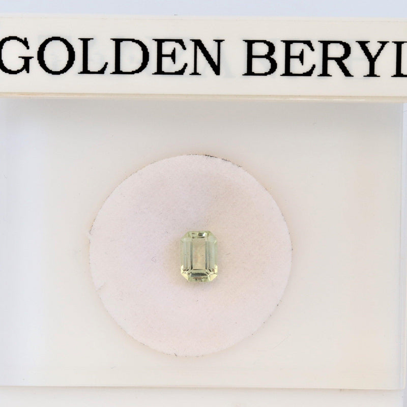 4.6mmx6mm Octagon Golden Beryl Stone - capediamondexchange