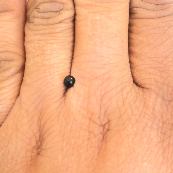 4mm round black onyx stones-Cape Diamond exchange Cape town