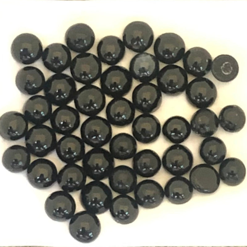 4mm round black onyx stones-Cape Diamond exchange Cape town
