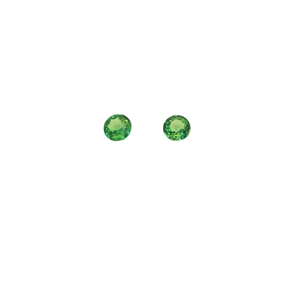 4x4.2mm Round tsavorite stone-Cape Diamond Cape town