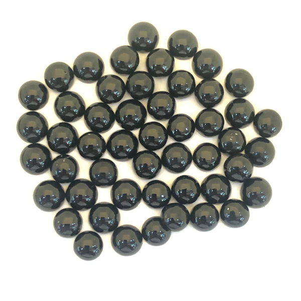 Black onyx 5mm round stone-Cape Diamond Exchange, Cape town