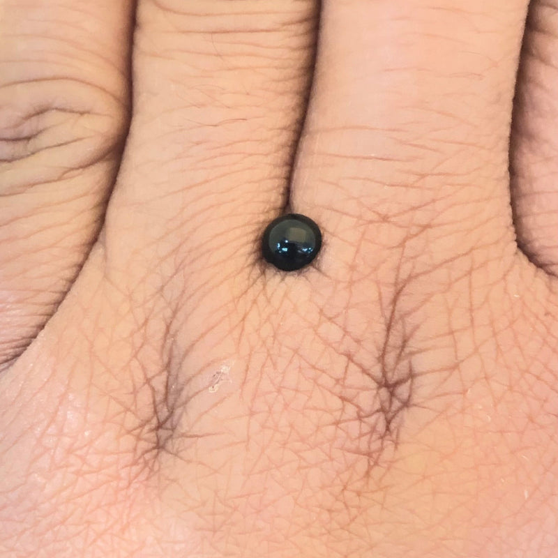 Black onyx 5mm round stone-Cape Diamond Exchange, Cape town