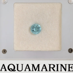 6.8mm Round Aquamarine Stone - Cape Diamond Exchange