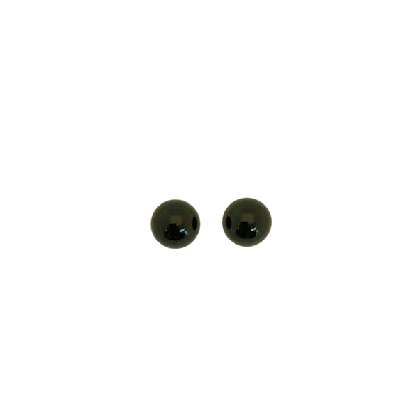 Black onyx 5mm round stone-Cape Diamond Exchange, Cape town