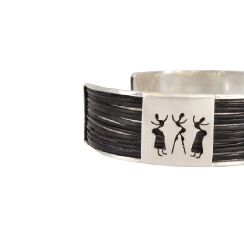 Elephant Hair Bracelet with rockart - capediamondexchange