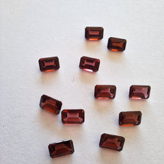 6x4mm Garnet stones top view Cape diamond exchange Cape town