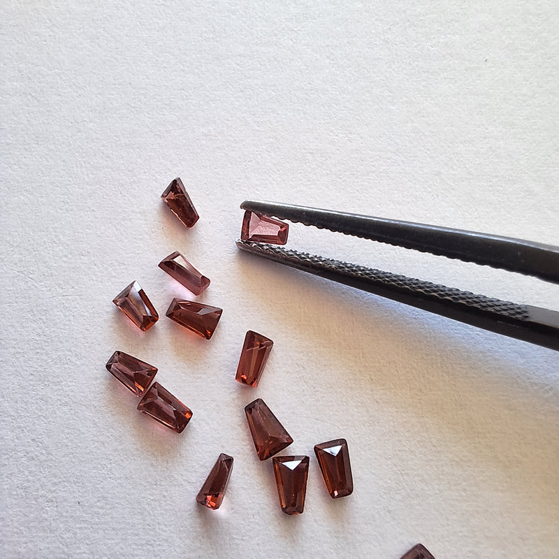 Garnet Tapered  Baguettes 2.2x3.3mm Cape Town South Africa 