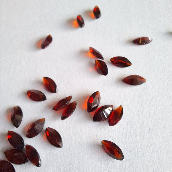 Garnet marquise stone -Cape diamond exchange Cape town