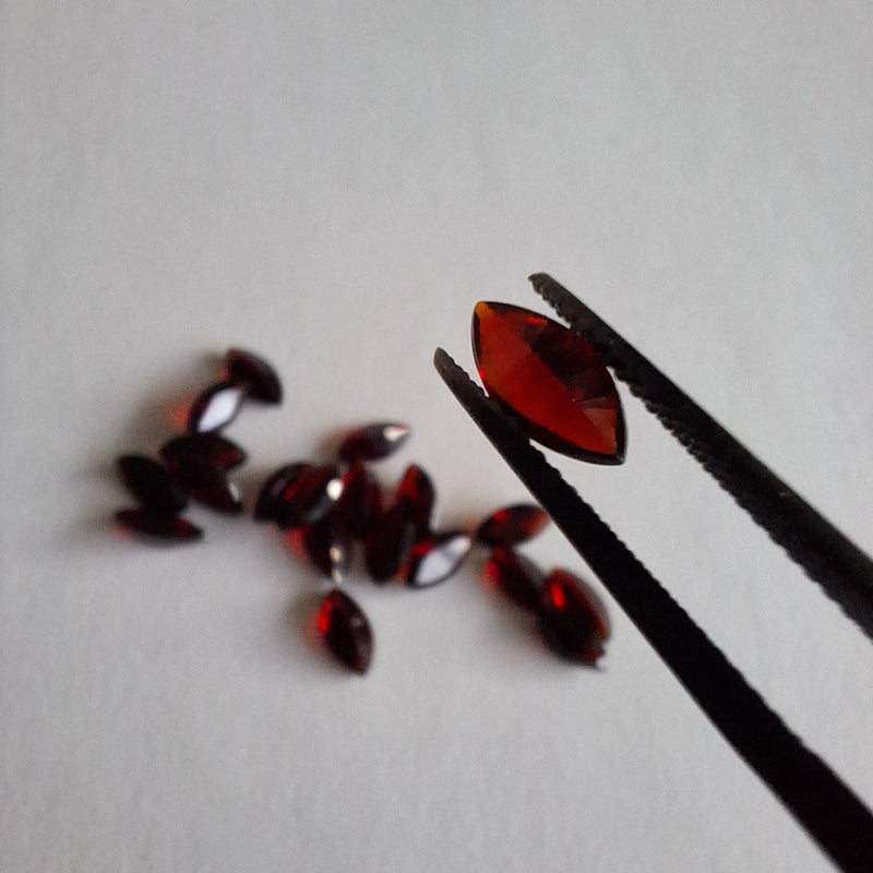 Garnet, Marquise Cut 8x4mm,Cape Town, South Africa