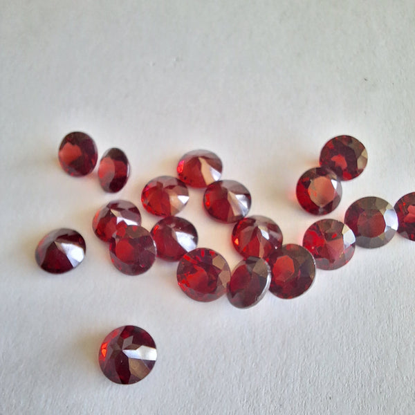Round Garnet Stones, Cape Town South Africa