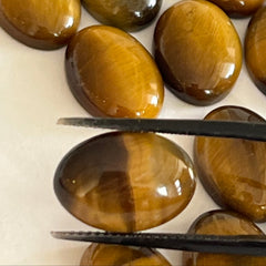 Oval tigers eye 10x14mm stone Cape Diamond Exchange Cape Town