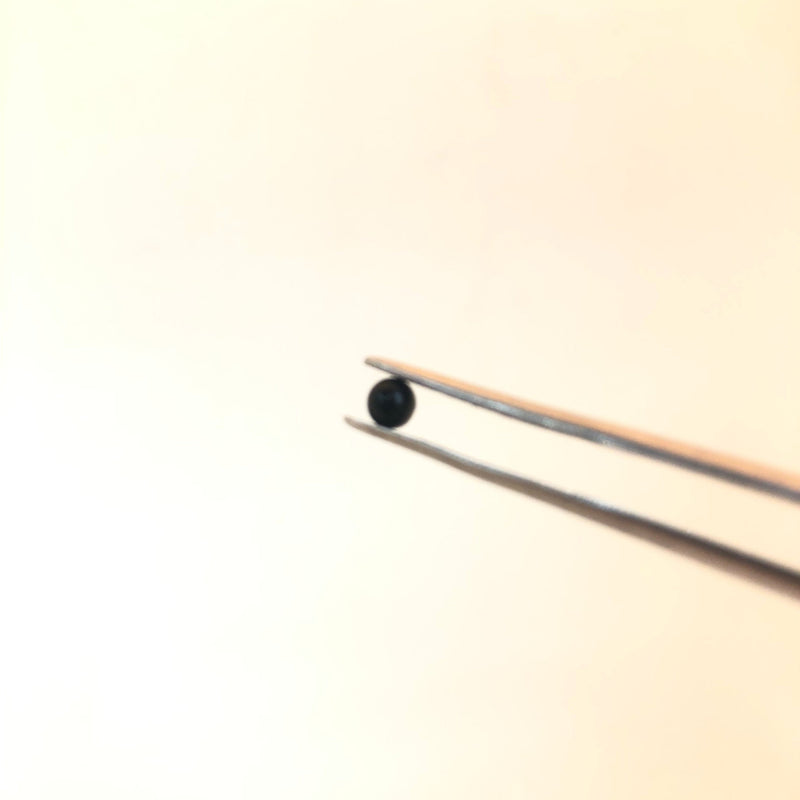4mm round black onyx stones-Cape Diamond exchange Cape town