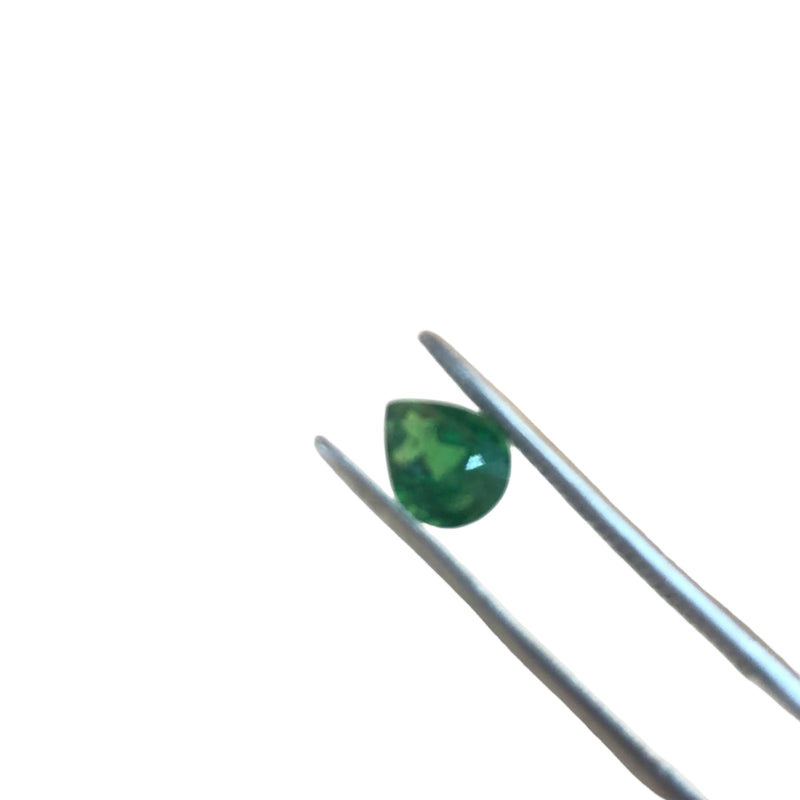 5x6.1mm pear shape tsavorite stone- Cape Diamond exchange Cape town