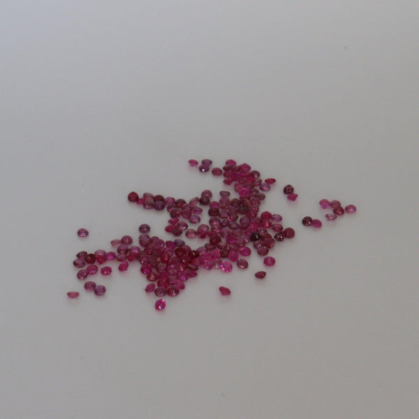 1.4mm - 1.9mm Round Loose Ruby Stones - Cape Diamond Exchange