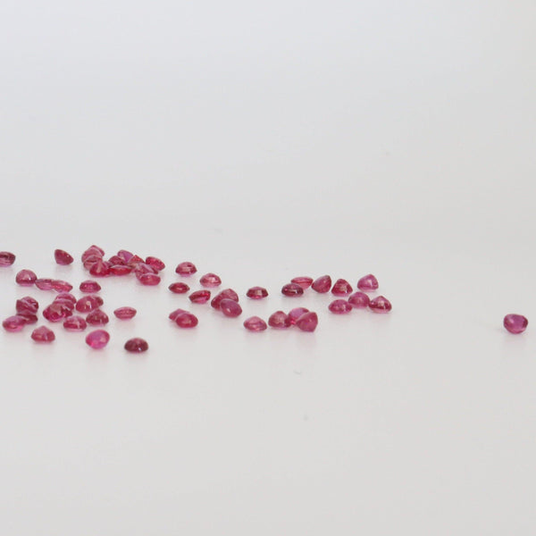 2.0mm - 2.4mm Round Ruby Stone - Cape Diamond Exchange