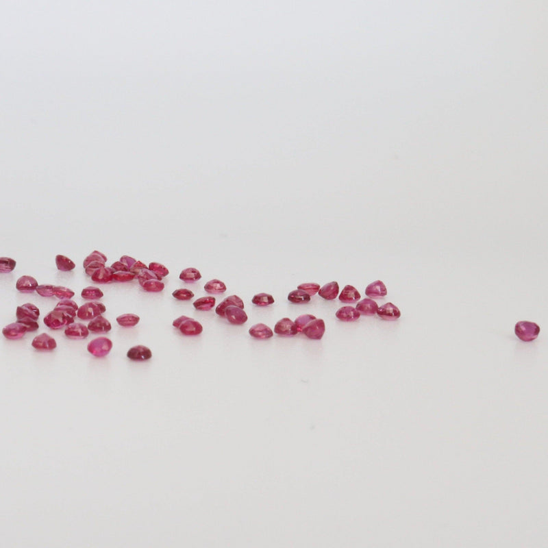 2.0mm - 2.4mm Round Ruby Stone - Cape Diamond Exchange