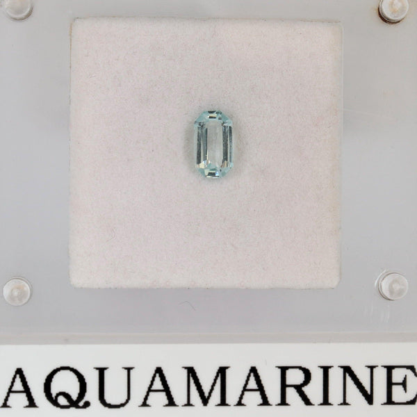 4.3mm x 7.5mm Octagon Aquamarine Stone - cape diamond exchange