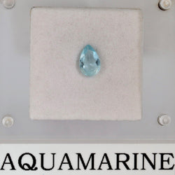 8.5mm x 5.8mm Aquamarine Pear Stone - cape diamond exchange