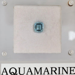 5.6mm x 5.9mm Cushion Aquamarine Stone - cape diamond exchange