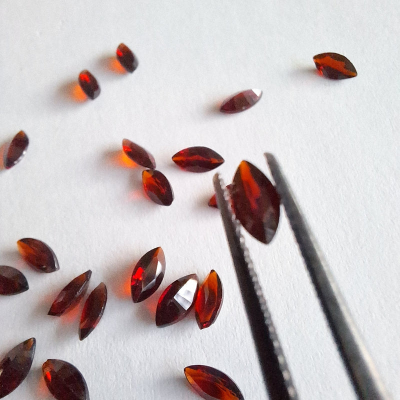 Garnet marquise stone - Cape diamond exchange Cape town