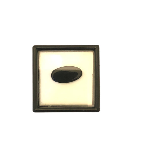 Oval flat onyx stone 18.5x10mm stone-Cape Diamond Exchange, Cape town