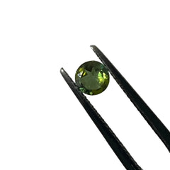 Round green tourmaline stone Cape Diamond Exchange Cape Town 