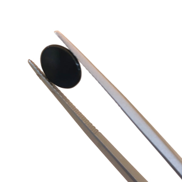 9x7mm flat black onyx stone-Cape Diamond exchange Cape town