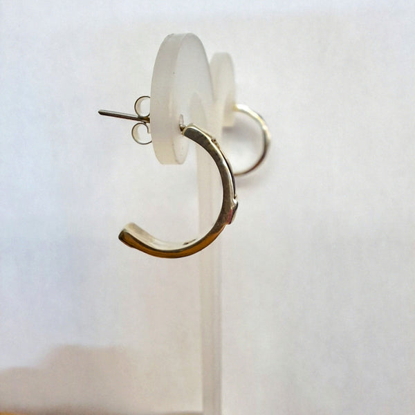 Silver elephant hair one section earrings-Cape Diamond Exchange Cape Town