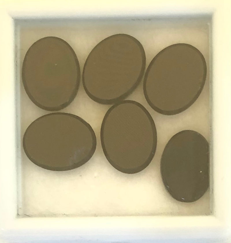 9x7mm flat black onyx stone-Cape Diamond exchange Cape town