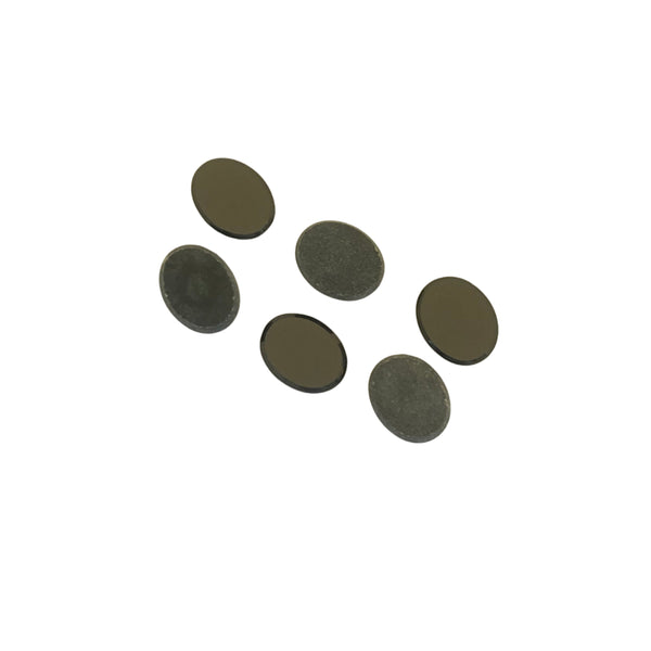 9x7mm flat black onyx stone-Cape Diamond exchange Cape town