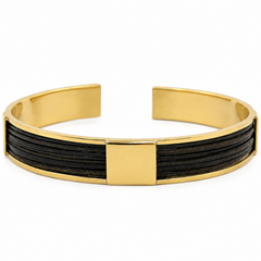 Brass elephant-hair bangle with bars Cape Diamond Exchange Cape Town