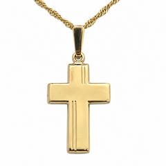14kt yellow gold cross unisex pendant Cape Diamond Exchange Cape Town
