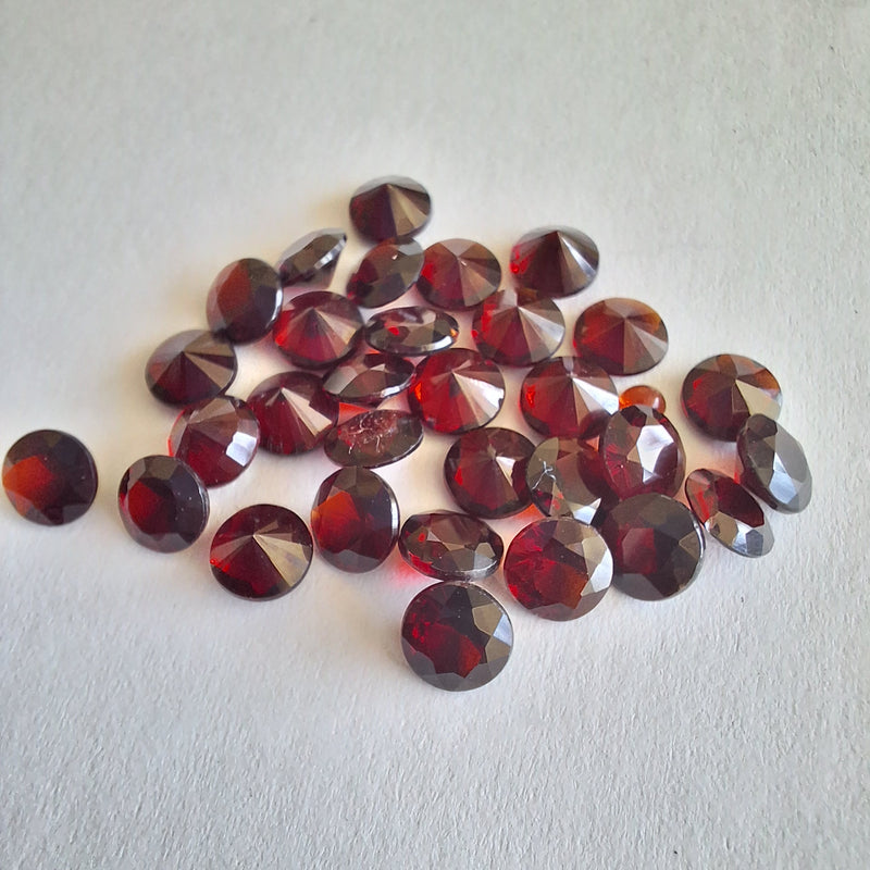 Round Garnet Stones, Cape Town South Africa