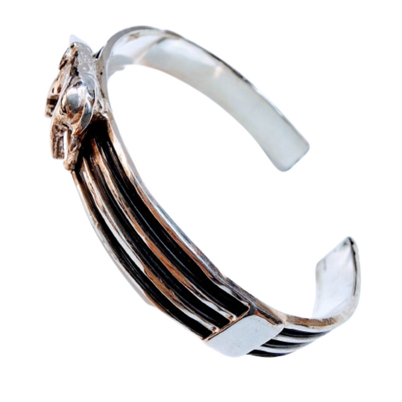 One elephant 3 row bangle front view-Cape Town South Africa