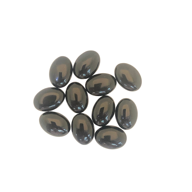 10x14 Oval black onyx stones-Cape diamond exchange Cape town