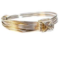 Sterling silver knot bangle adjustable strap - Cape Diamond Exchange Cape town.