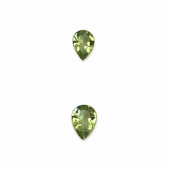 Peridot pear-shaped stones Cape Diamond Exchange Cape Town