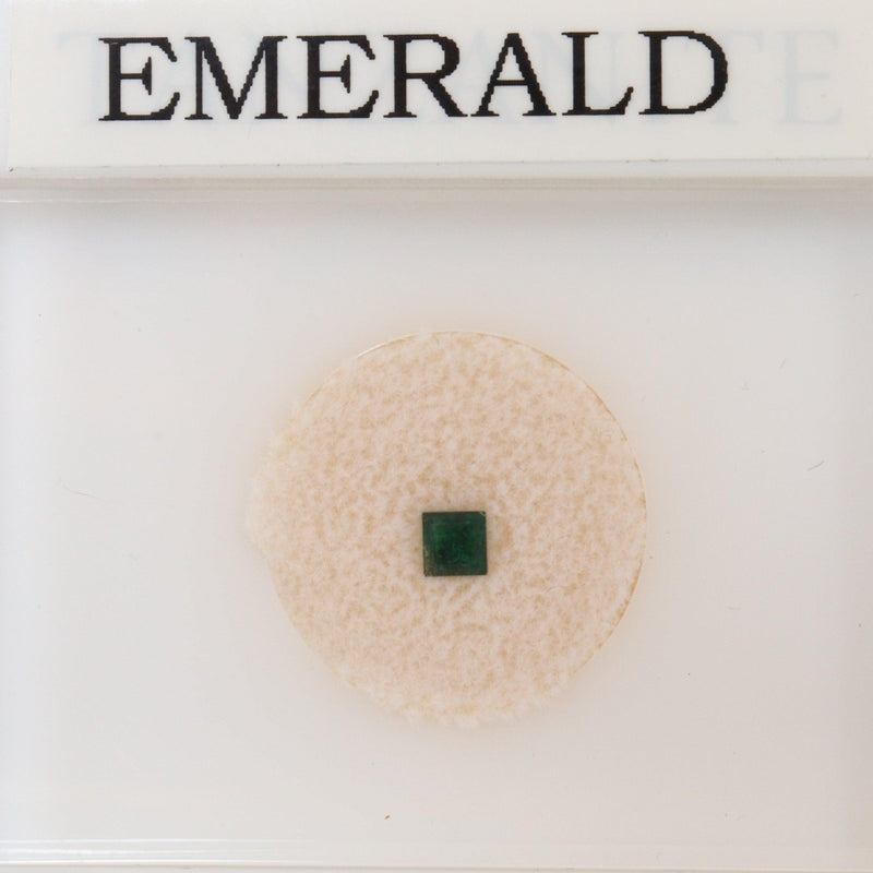 0.19ct Princess Cut Emerald Stone - cape diamond exchange