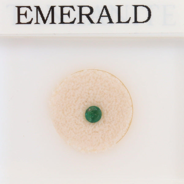 0.29ct/0.30ct Round Emerald Stone - cape diamond exchange