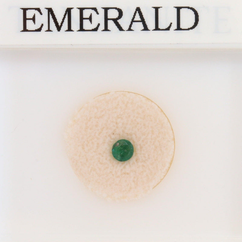 0.29ct/0.30ct Round Emerald Stone - cape diamond exchange
