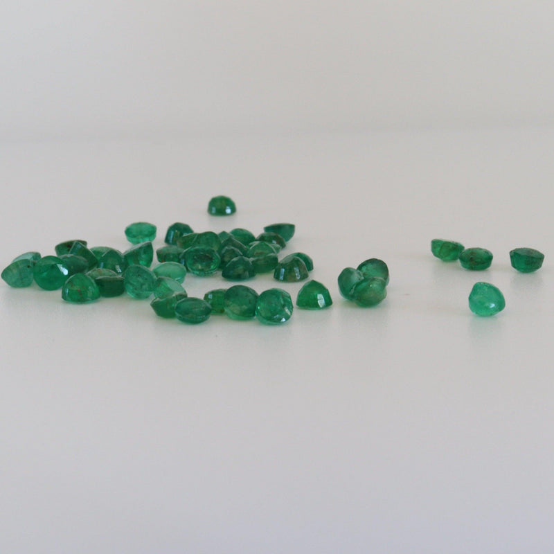 0.2ct Round Emerald Stone with views - cape diamond exchange