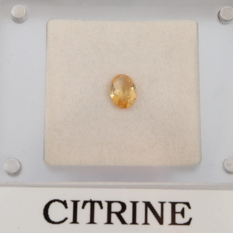 0.50ct Oval Citrine Stone - cape diamond exchange