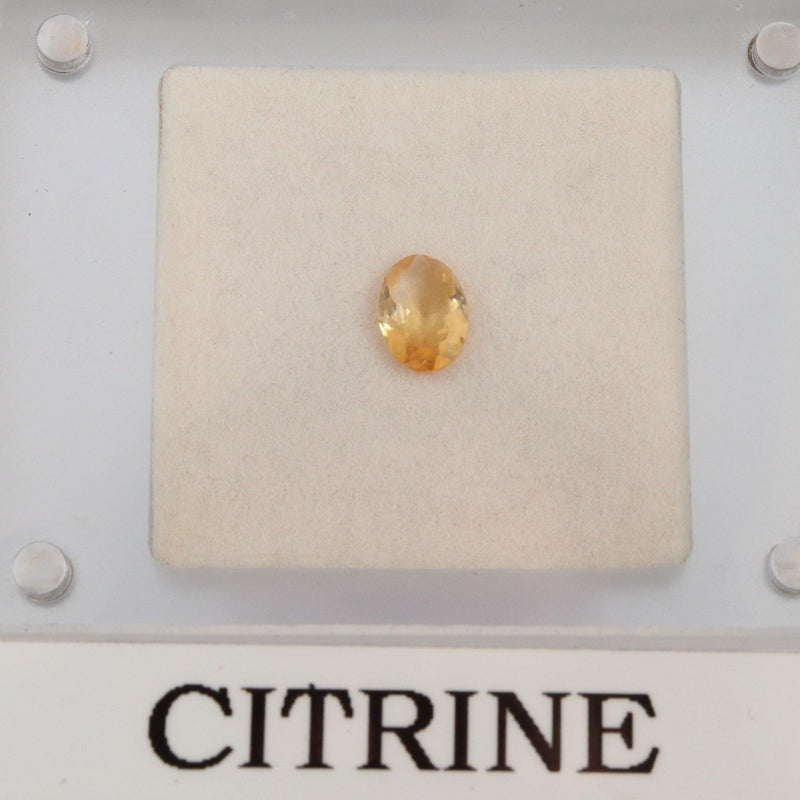 0.50ct Oval Citrine Stone - cape diamond exchange